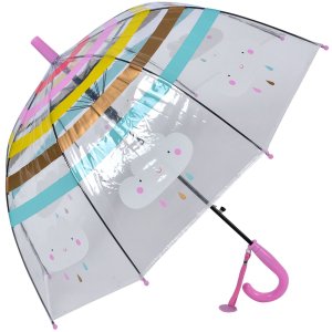 Clayre & Eef JZCUM0007P Regenschirm Kinder Rosa...