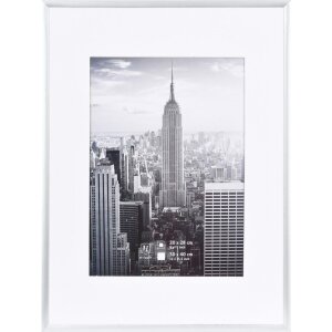 Henzo Aluminium-Rahmen Manhattan silber 30x40 cm...