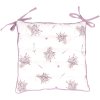 Clayre & Eef LAG29 Pernă pentru scaun 40x40 cm Spumă Violet Alb Lavanda