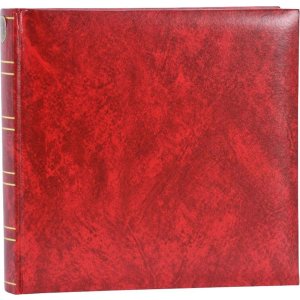 Henzo Fotoalbum BASICLINE rot 25x24,5 cm 60 weiße...