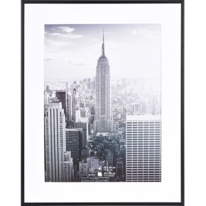 Henzo Alurahmen Manhattan schwarz 40x50 cm Passepartout...