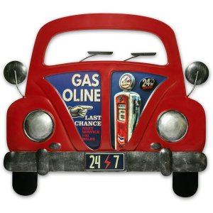 ZEP Wanddekoration DALLAS 50,5x6x47 cm Auto Gasoline rot