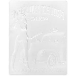 ZEP tin semn POLICE 35x45 cm Protect and Serve