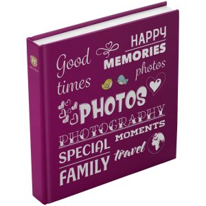 Henzo Jumbo Album foto Wording Burgundia 30x30 cm 100...