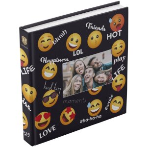 Henzo Album foto Jumbo negru Emoji 30x30 cm 100 pagini albe