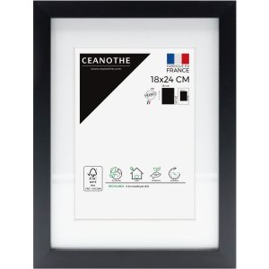 Ceanothe cadru Milano negru 20x30 cm cu passe-partout...