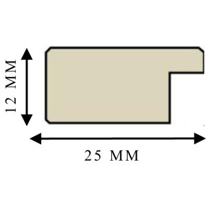 Ceanothe cadru Eternel 18x24 cm maro MDF bloc profil 2,5 cm