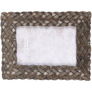 Clayre & Eef 2F0907 Cadru foto 16x3x21 cm - 10x15 cm maro