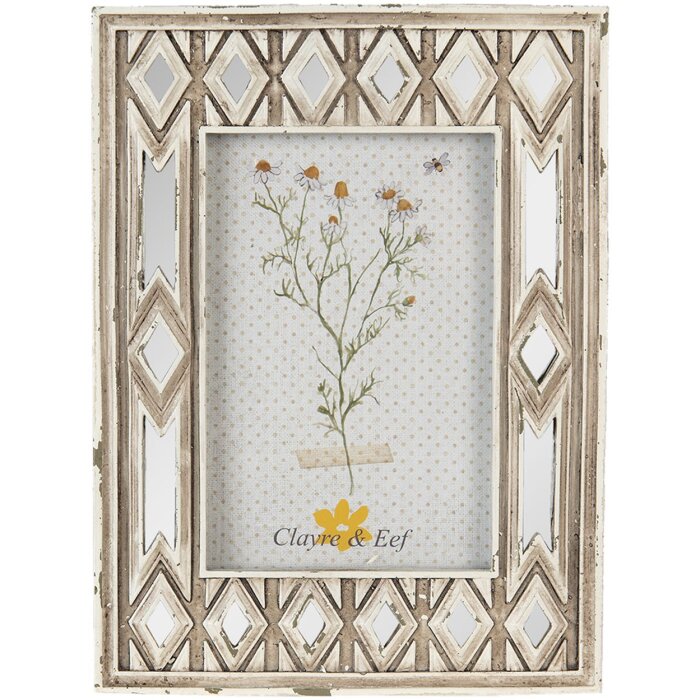 Clayre & Eef 2F0961 Cadru foto 17x2x22 cm - 10x15 cm Bej - Maro