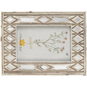 Clayre & Eef 2F0961 Cadru foto 17x2x22 cm - 10x15 cm Bej - Maro