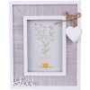 Clayre & Eef 2F0963 Cadru foto 16x2x20 cm - 9x13 cm Gri - Alb