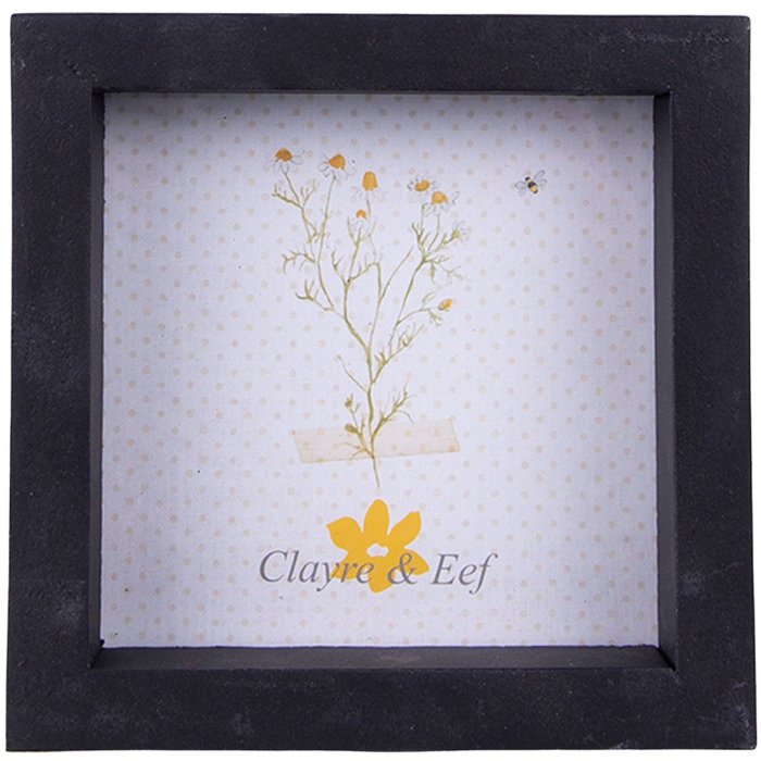 Clayre & Eef 2F0979 Rama foto 12x4x12 cm - 10x10 cm Negru