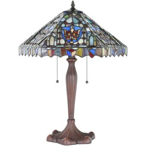 Clayre & Eef 5LL-1206 Lampă de masă Tiffany Ø...