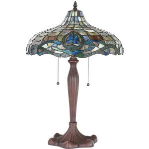 Clayre & Eef 5LL-1208 Lampă de masă Tiffany Ø...