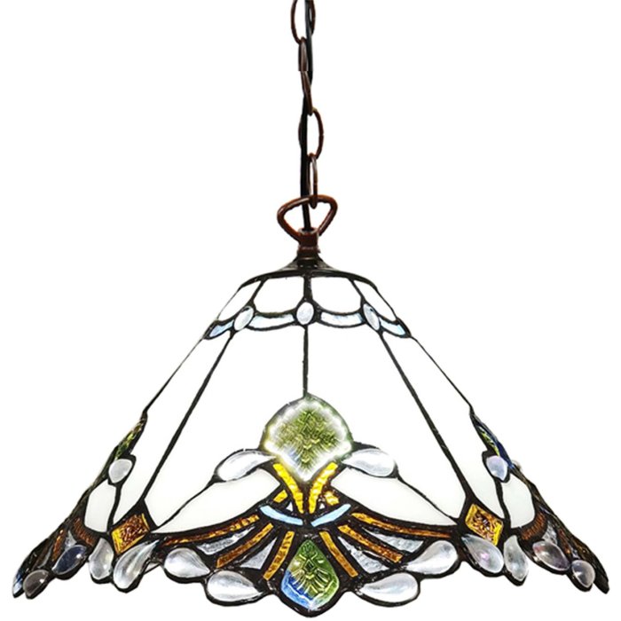 Clayre & Eef 5LL-6184 Lampă suspendată Tiffany Ø 31x107 cm E27-max 1x60W