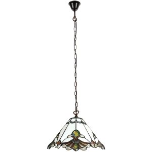 Clayre & Eef 5LL-6184 Lampă suspendată Tiffany Ø 31x107 cm E27-max 1x60W