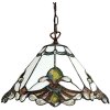 Clayre & Eef 5LL-6184 Lampă suspendată Tiffany Ø 31x107 cm E27-max 1x60W