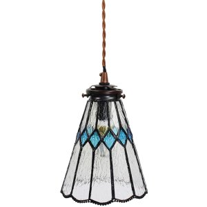 Clayre & Eef 5LL-6195 Lampă suspendată Tiffany Ø 15x115 cm E14-max 1x40W