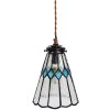 Clayre & Eef 5LL-6195 Lampă suspendată Tiffany Ø 15x115 cm E14-max 1x40W