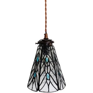 Clayre & Eef 5LL-6197 Lampă suspendată Tiffany Ø 15x115 cm E14-max 1x40W