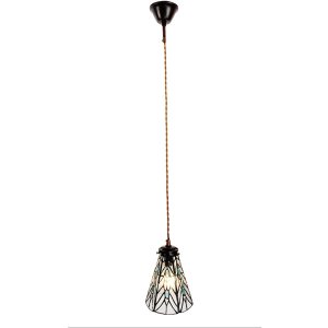 Clayre & Eef 5LL-6197 Lampă suspendată Tiffany Ø 15x115 cm E14-max 1x40W