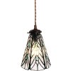 Clayre & Eef 5LL-6197 Lampă suspendată Tiffany Ø 15x115 cm E14-max 1x40W