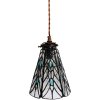 Clayre & Eef 5LL-6197 Lampă suspendată Tiffany Ø 15x115 cm E14-max 1x40W