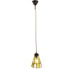 Clayre & Eef 5LL-6199 Lampă suspendată Tiffany Ø 15x115 cm E14-max 1x40W Galben - Maro