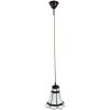 Clayre & Eef 5LL-6201 Lampă suspendată Tiffany Ø 15x115 cm E14-max 1x40W Alb - Maro