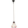 Clayre & Eef 5LL-6217 Lampă suspendată Tiffany 18x15x115 cm E14-max 1x25W Roz