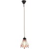 Clayre & Eef 5LL-6218 Lampă suspendată Tiffany 18x15x115 cm E14-max 1x25W Roz