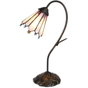 Clayre & Eef 5LL-6246 Lampă de masă Tiffany 30x17x48...