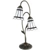 Clayre & Eef 5LL-6253 Lampă de masă Tiffany 35x18x61 cm E14-max 2x25W Brown - Alb