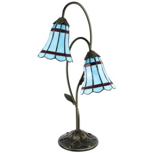 Clayre & Eef 5LL-6254 Lampă de masă Tiffany 35x18x61...