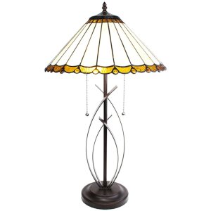 Clayre & Eef 5LL-6282 Lampă de masă Tiffany Ø...