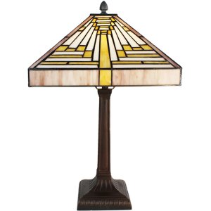 Clayre & Eef 5LL-6285 Lampă de masă Tiffany 31x31x48...