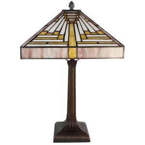 Clayre & Eef 5LL-6285 Lampă de masă Tiffany 31x31x48...