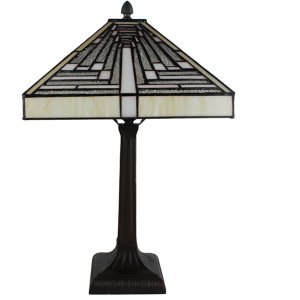 Clayre & Eef 5LL-6286 Lampă de masă Tiffany 31x31x48...