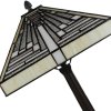 Clayre & Eef 5LL-6286 Lampă de masă Tiffany 31x31x48 cm E27-max 1x60W Bej