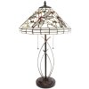 Clayre & Eef 5LL-6287 Lampă de masă Tiffany Ø 41x69 cm E27-max 2x60W