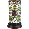 Clayre & Eef 5LL-6298 Lampă de masă Tiffany Ø 15x26 cm E14-max 1x40W Verde - Bej