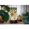 Clayre & Eef 5LL-6298 Lampă de masă Tiffany Ø 15x26 cm E14-max 1x40W Verde - Bej