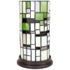 Clayre & Eef 5LL-6300 Lampă de masă Tiffany Ø 15x26 cm E14-max 1x40W Bej - Verde