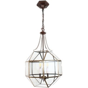 Clayre & Eef 5LL-9341 Lampă suspendată 30x30x170 cm E14-max 3x40W