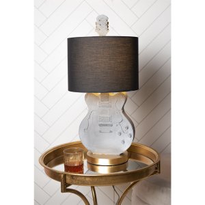 Clayre & Eef 5LMC0026 Lampă de masă Ø 30x68 cm E27-Max 1x25W Gri