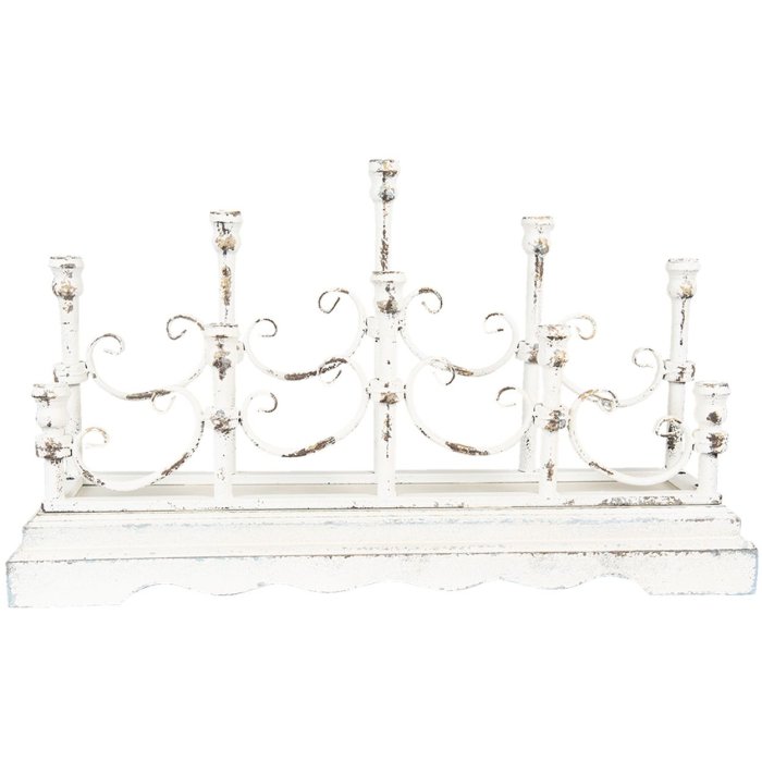 Clayre & Eef 5Y0953 Candelabru 69x18x41 cm Alb