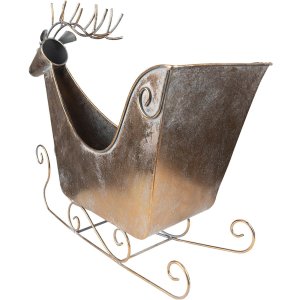 Clayre & Eef 5Y1089 Decorațiune Sleigh 54x26x49 cm Culoare aurie