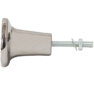 Clayre & Eef 65066 Buton de ușă Ø 4x3 cm Culoare argintie