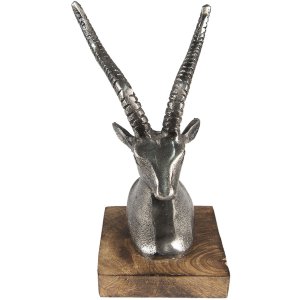 Clayre & Eef 65144 Decorațiune Statuie Cerb 12x11x21...