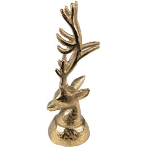 Clayre & Eef 6AL0063 Decorațiune Statuie ren 8x7x20...